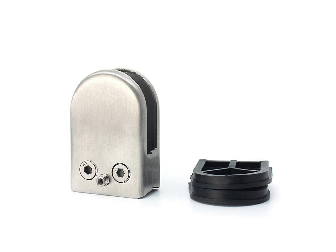 Soporte De Vidro Ajustável De Aço Inoxidável 304, 4/8 Peças, Clamp Para Vidro Madeira, Anti-deslizante, Para Parede Chão 9-14mm 8 Peças