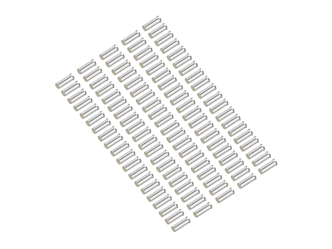 Laxiscreed Ferragens De Cobre Tinned Para Cabos De 6mm² Pack Com 100 Unidades