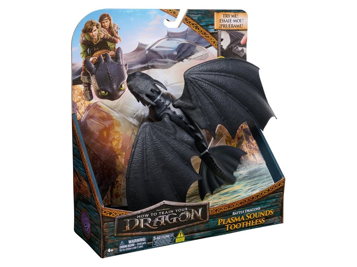 Como Treinar o Seu Dragão Figura de Batalha Banguela 33cm Spin Master 6074241 P25spin Master