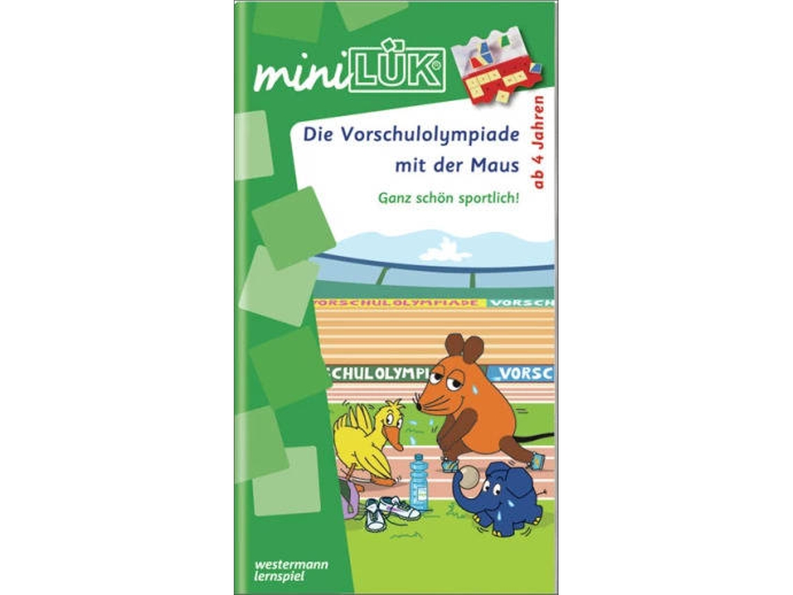 Livro miniLÜK Die Vorschulolympiade mit der Maus (Alemão)