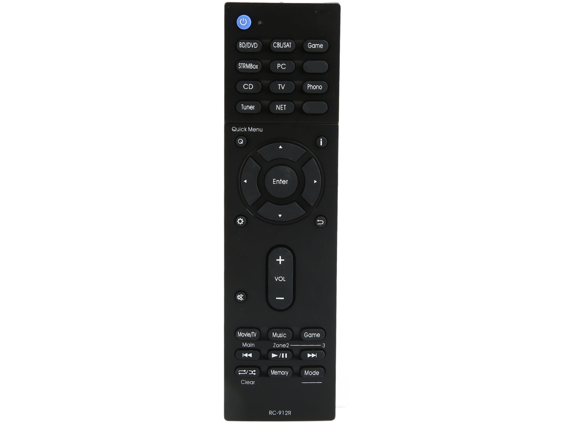 Aetheria controle Remoto Substituto para Receptor Av Integra Onkyo Hts7800 Txnr555 Txnr575 Txrz810