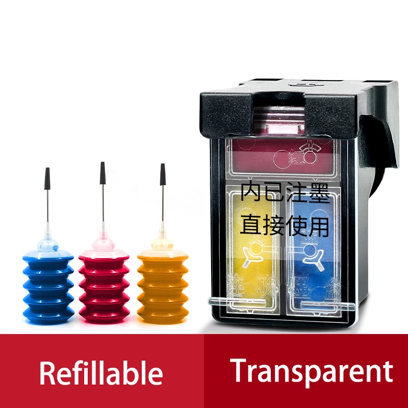Cartucho de tinta recarregável Cl Ink63xl 63xxl para impressoras jato de tinta HP63 Deskjet 1110 2130 2131 2132 3630 4250 5220 5230 5232 5252 MDUG
