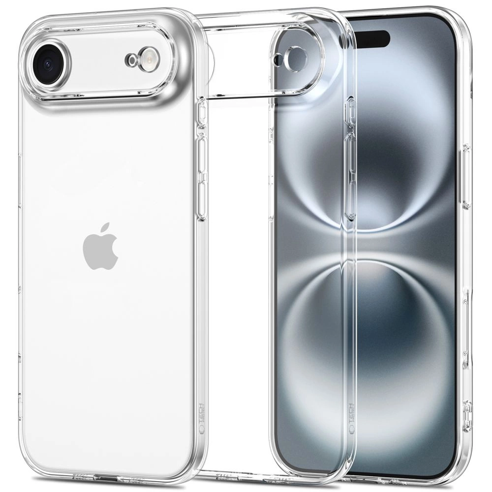 Capa Tech-protect Flexair Para Iphone 17 Air Com Proteção, Transparente.