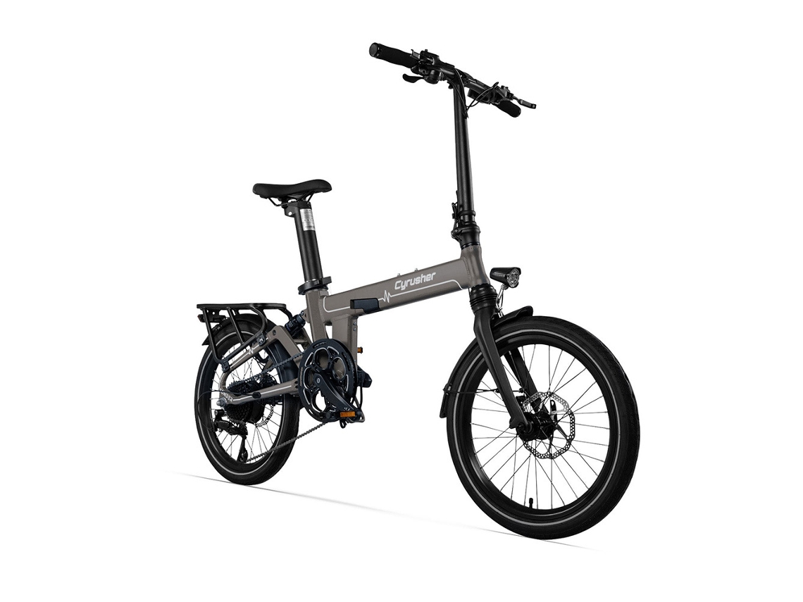 Bicicleta Elétrica Dobrável CYRUSHER Sonder com Bateria de 250 W, 48 V e 10 Ah