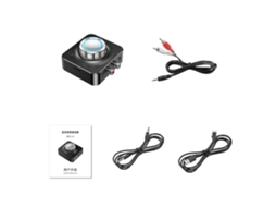 Aetheria receptor de Áudio Bluetooth 5.1 com 3d Surround Sound, Adaptador Rca e 3,5mm para Home Stereo e Carro
