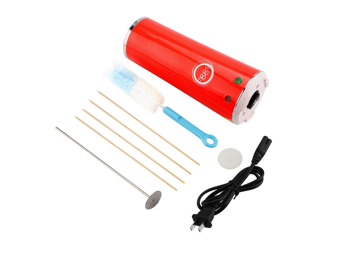 Laxiscreed Mini Frigideira De Rolo De Ovo Para Café Da Manhã, Vermelha, 110v Doméstica