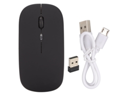 Aetheria mouse Sem Fio 2.4ghz Recarregável Silencioso com Luz de Fundo Colorida 1600 Dpi para Escritório Casa