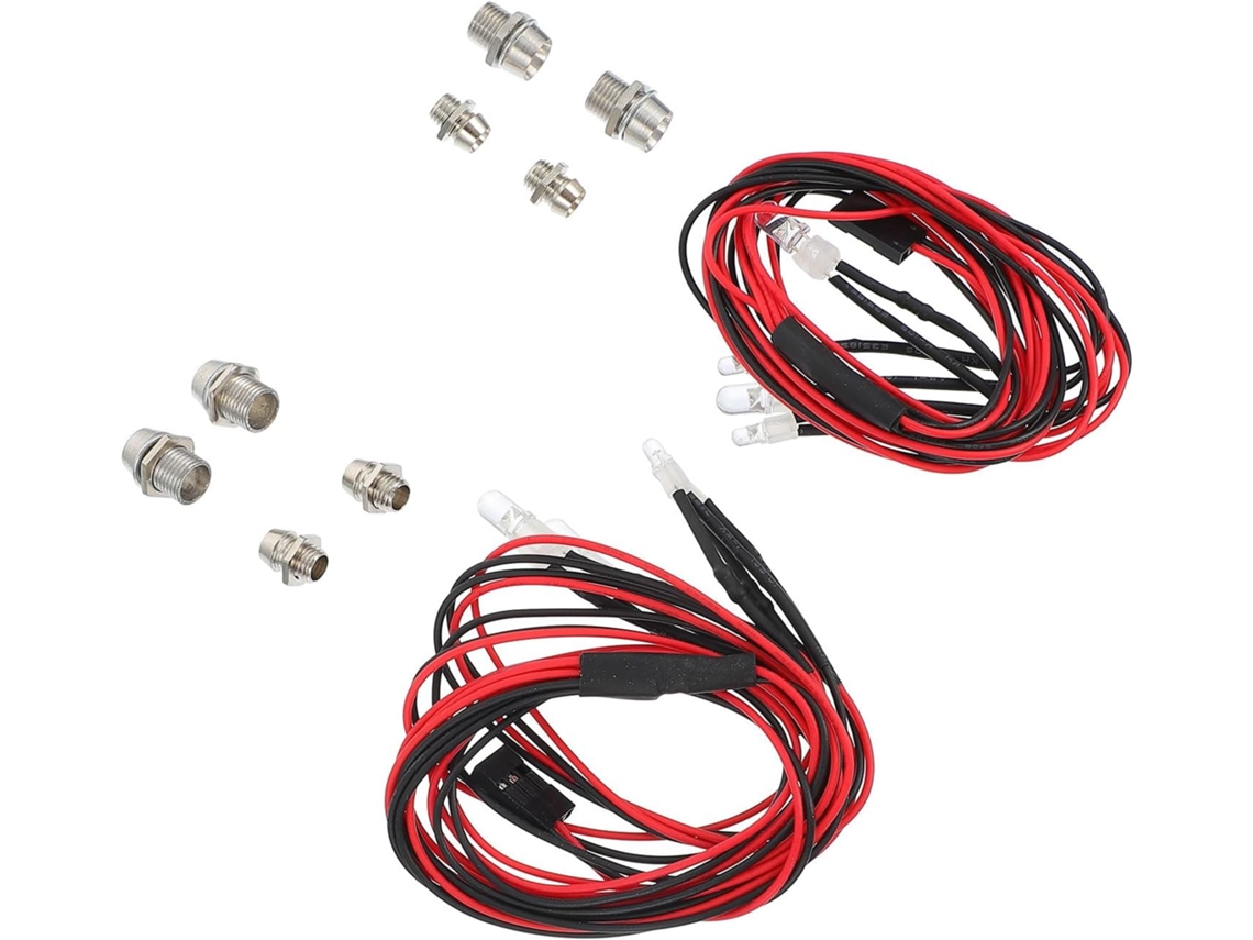 2 1:10 8 Luzes Led Para Carro Rc, Conjuntos