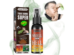 Mali Hair Spray 30ml Brincadeira Fedido com Ingredientes Seguros para Halloween e Aniversários