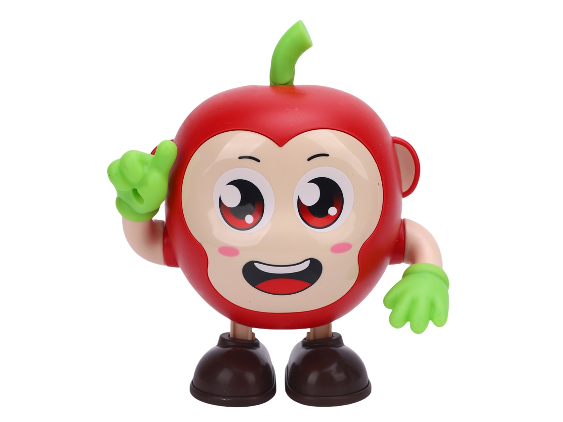 Primerox brinquedo Elétrico Dançarino com Luz e Som para Bebê Forma de Fruta