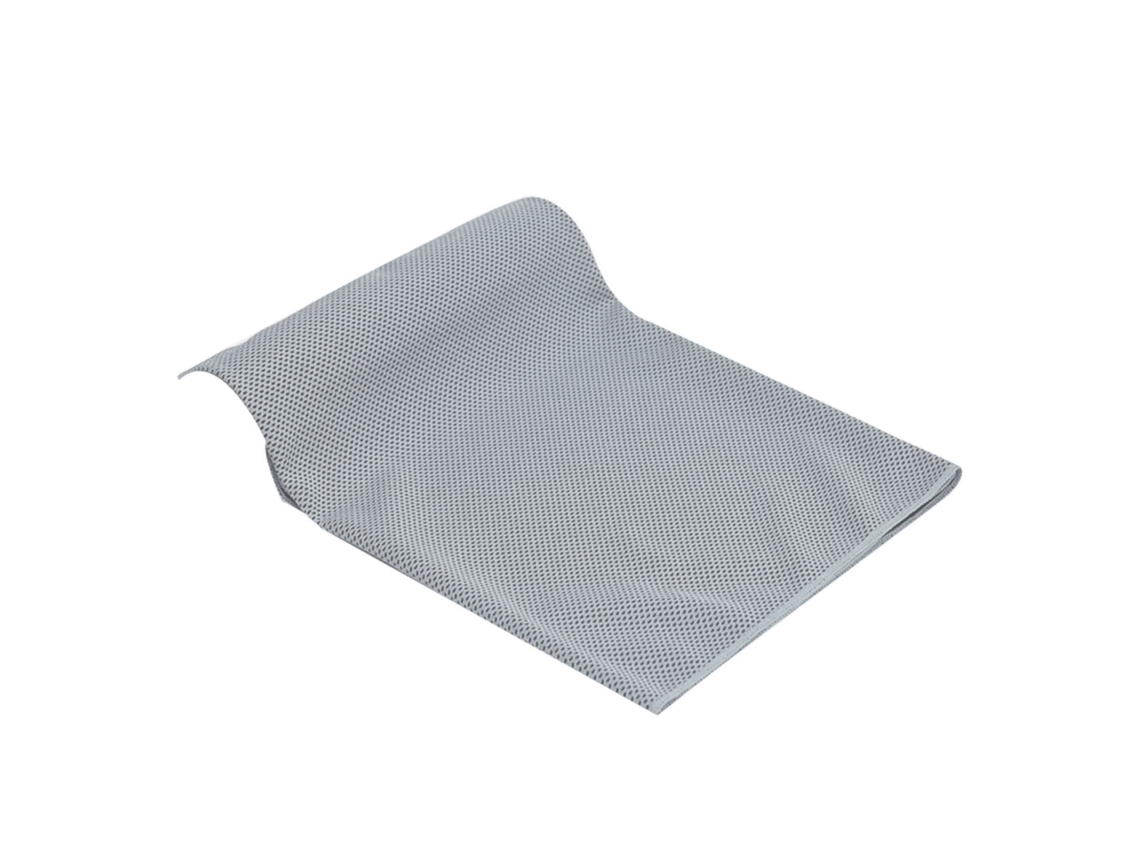 Toalha de Resfriamento Leve Suave e Respirável para Yoga, Esporte, Corrida Cinza 30x90cm | S/MARCA