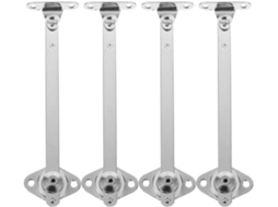 Conjunto De 4 Dobradiças Aço Inoxidável 6 Polegadas Para Portas