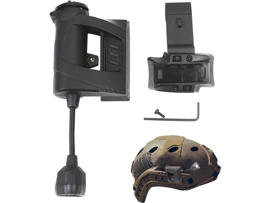 Suporte Para Lanterna De Capacete, Luzes De Led Para Bombeiros Com Base De Trilho E