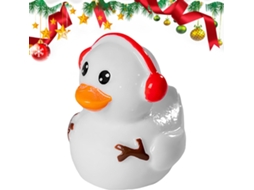Patinhos Miniatura Natal Resina Decoração Enfeite Coleção Piscina Banheiro Mesa Bolo - Sala Aula GOKOCO