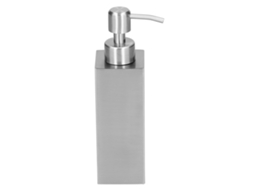 Garrafa de Loção 250ml Aço Inoxidável 304 Dispenser de Sabão Manual para Hotel Banheiro Cozinha S/MARCA