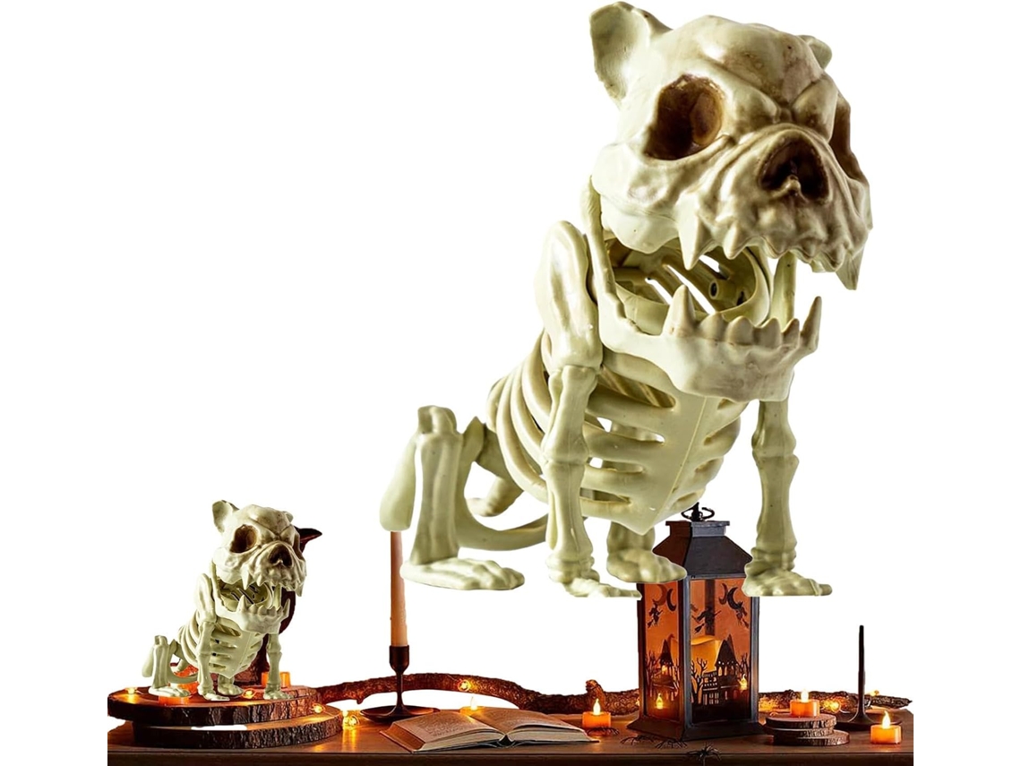 Decorações De Cachorro Esqueleto, Estátuas De Cachorro Para O Halloween | Esqueletos