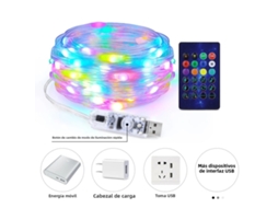 (10m) Cordão De Luzes Led Inteligentes Bluetooth Para Videira, Guirlanda De Fadas Para Festivais