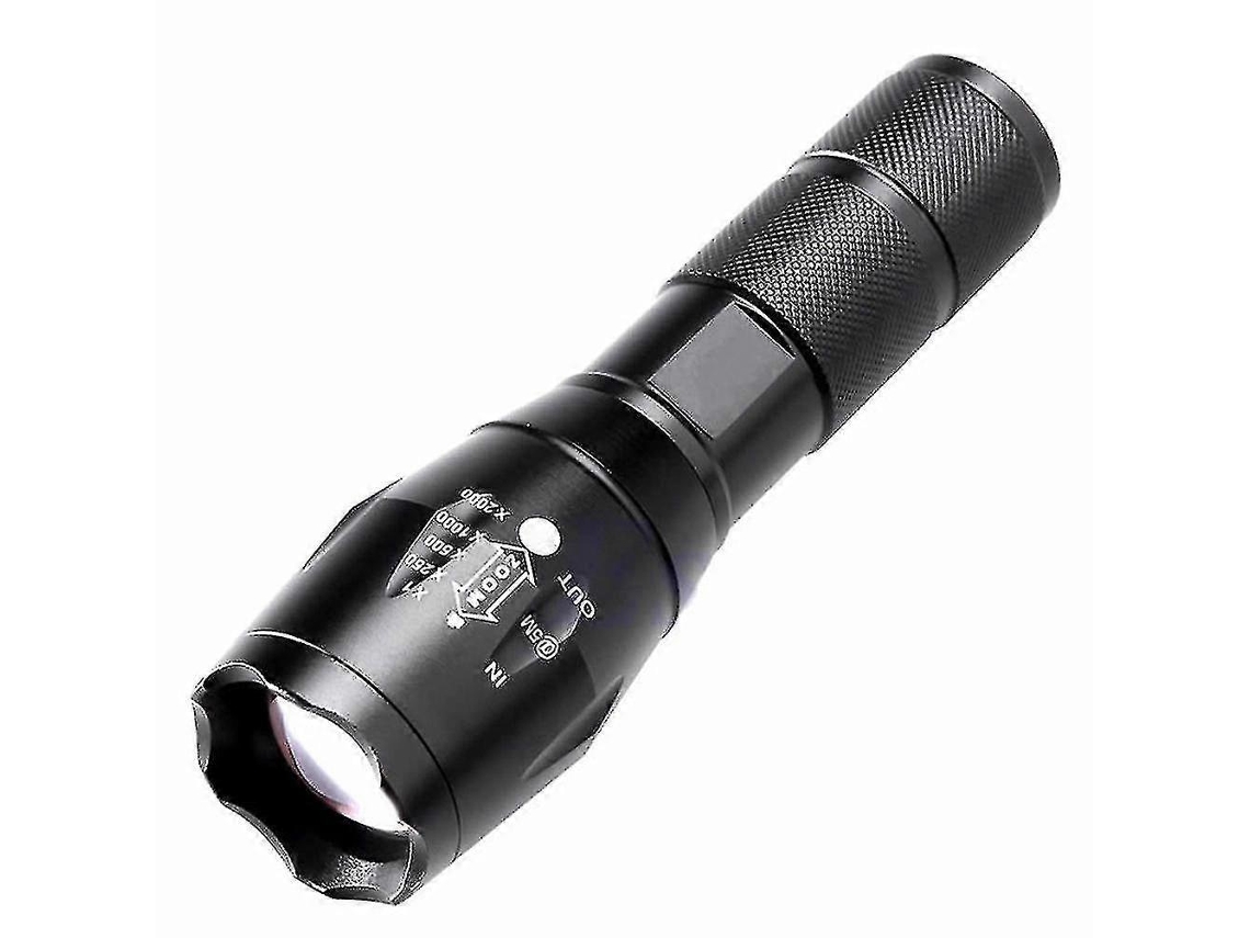 Lanterna Led De Liga De Alumínio Com 5 Modos De Zoom, Lâmpada Para Acampamento Ao Ar Livre Olysi Shop