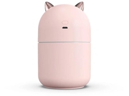 Umidificador Pequeno Portátil Mini Umidificador De Névoa Fria De 300 Ml Com Luz Noturna Usb Pessoal Desligamento Automático Yizhood