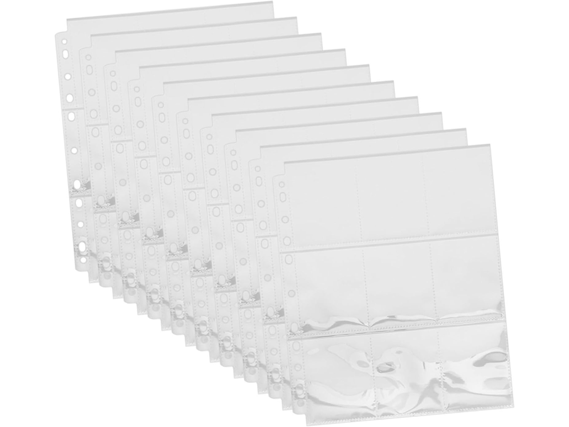 Zerodeko 50 Peças Pochettes Para Cartes Photo Baseball Transparentes Para Classe De Anneaux Standard