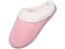 Pantufas Femininas De Espuma Viscoelástica, Forradas Com Lã Macia E Confortáveis, Com Sola Antiderrapante, Pantufas Macias E Quentes Para Uso Interno