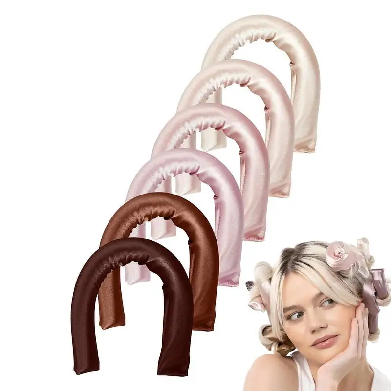 Conjunto De 6 Faixas Cabelo Com Modeladores Cachos Sem Calor, Ideais Para Modelar O Enquanto Dorme. Perfeito Dar Aquele Toque Espe-aquaforge