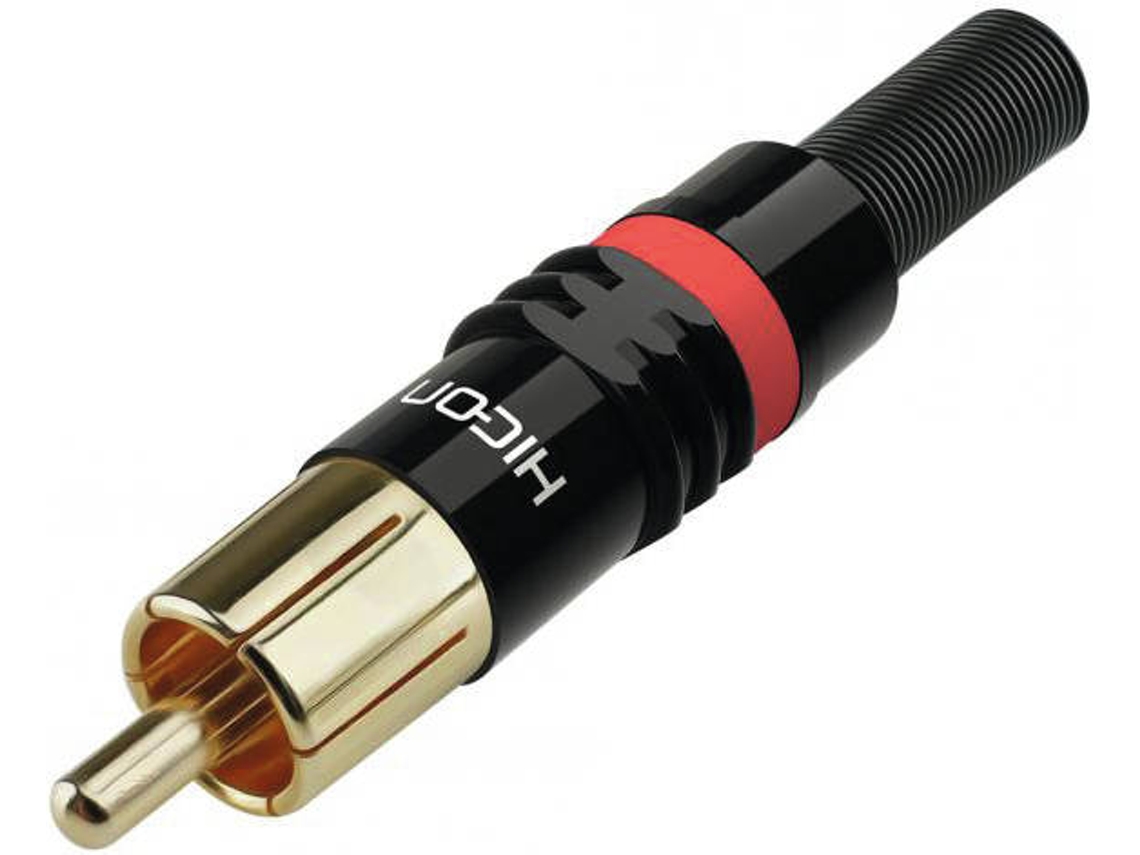 Plug RCA HICONHI-CM03-RED