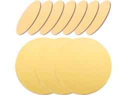Bases Descartáveis Redondas Para Bolo Kichouse, 10cm, Pacote Com 20 Unidades, Base De Papel Qualidade Alimentar Para