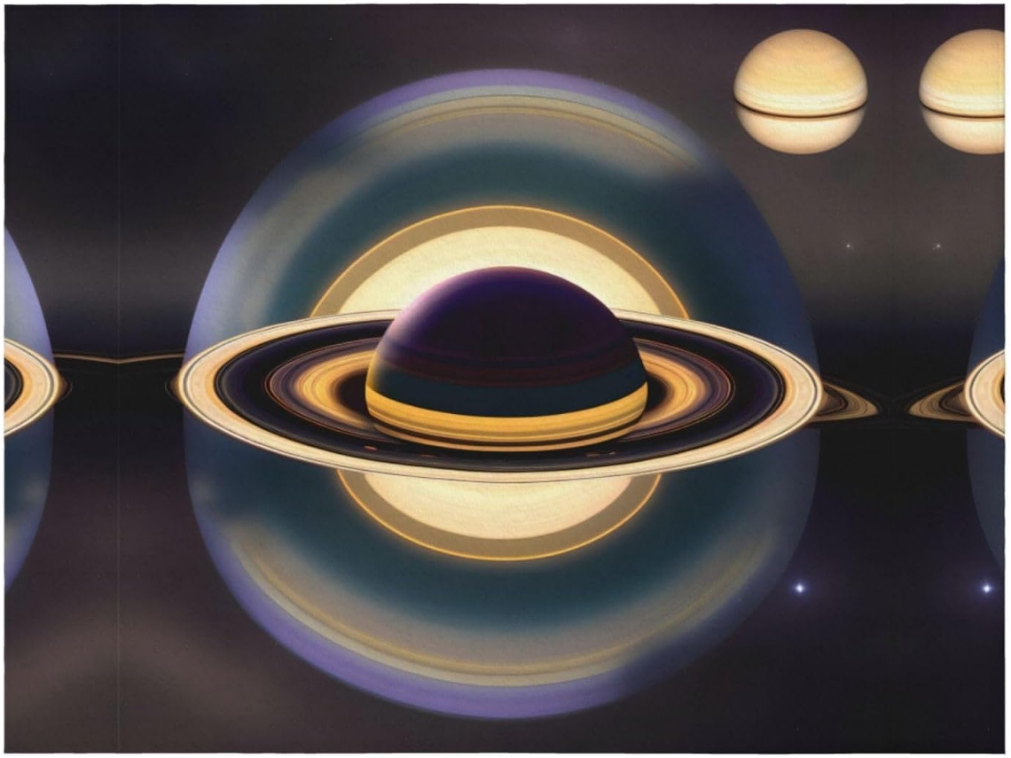 Manta de Flanela Ultramacia Phayah com Estampa Saturno Ideal para Sofá Cama Sala Estar Escritório Ou Pausa o a