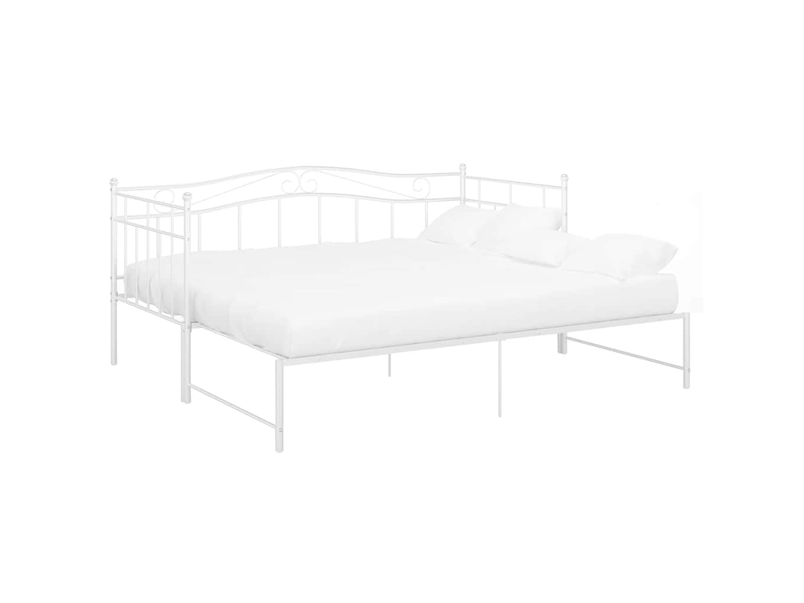 Sofa Bed Frame, Sofa Bed Frames Vidaxl Branco Metal (n/a)