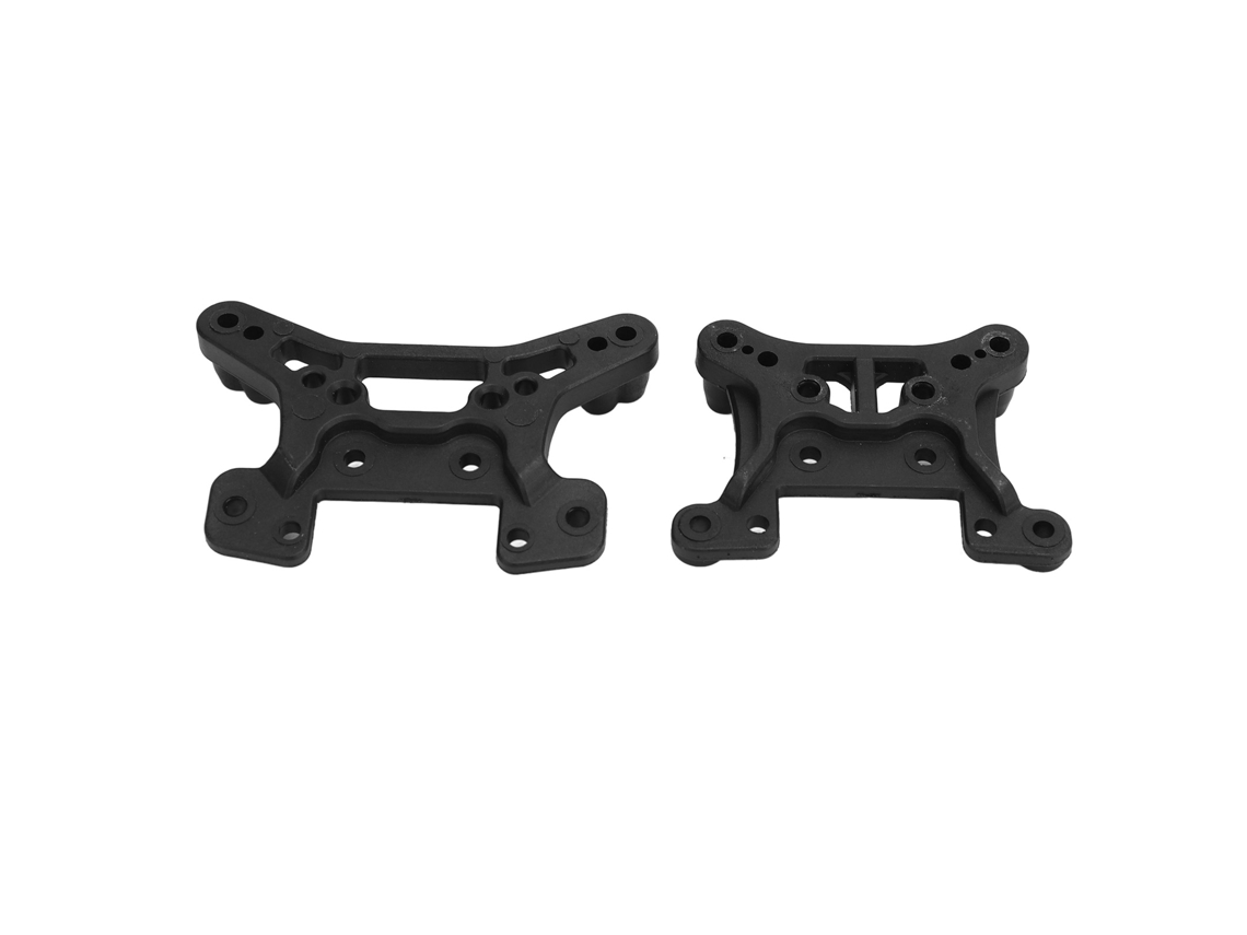 Mali placa de Torre de Choque Dianteira e Traseira Leve para Carro Rc Wltoys 124008 124010 Conjunto