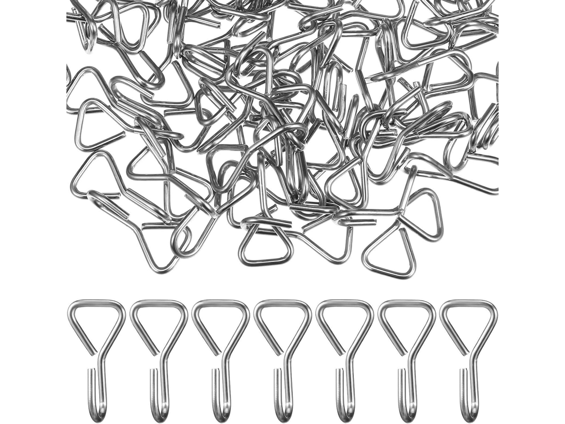 Toyvian 100-ganchos Metálicos Em Formato De S 28mm Resistentes À Ferrugem Pendurar Capas Assento Carro E Acessórios