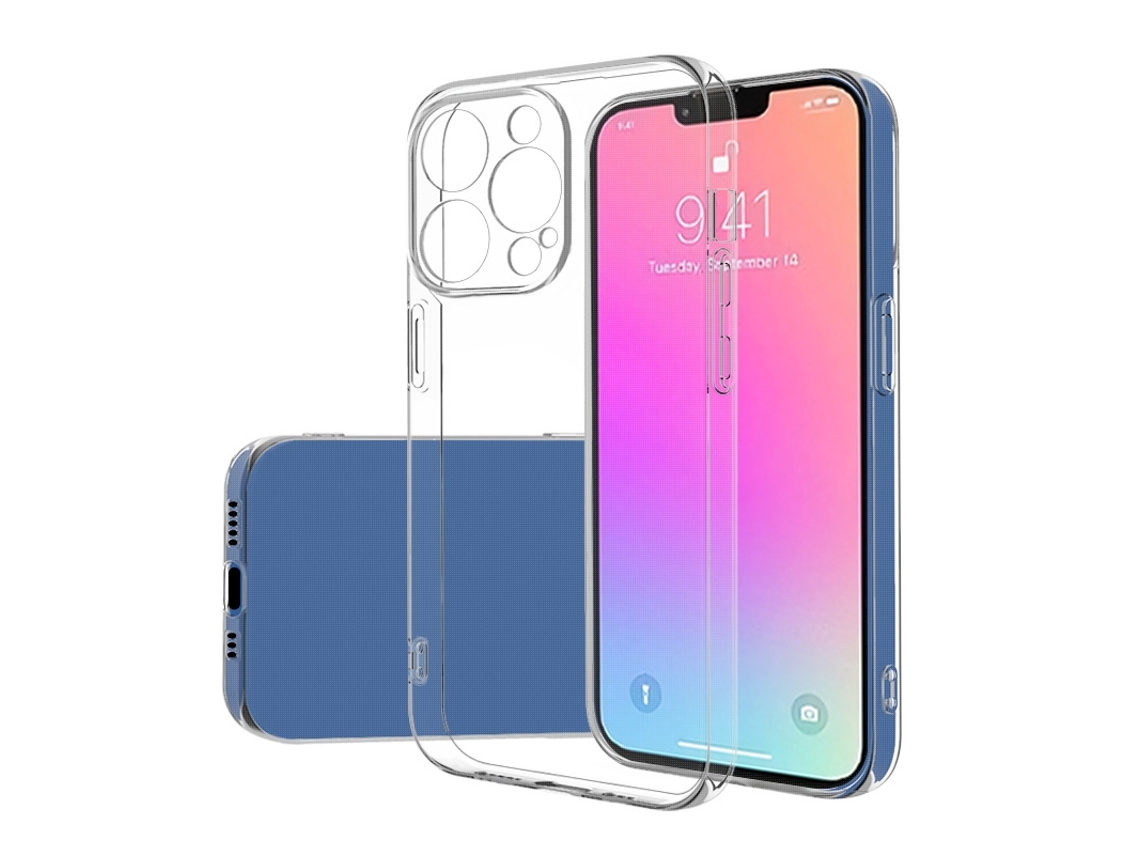 Capa Para Iphone 17 Com Lente Transparente, Alta Transparência E Material Macio.