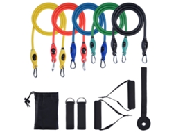 Conjunto de faixas elásticas de resistência, 10 tubos de látex anti-ruptura para treinamento em aquaforge