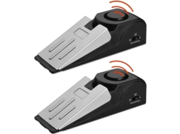 Alarme De Porta Sem Fio Mini, 2 Pacotes Sistema De Segurança Com Sirene 120db Para Bloquear Portas