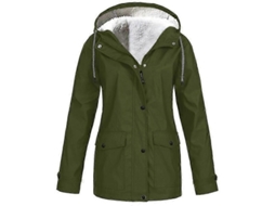 2026 chaqueta para Mulher Inverno Outono Polar Impermeável Transpiravel Antivento com Capuz Tela Revestida Brilho