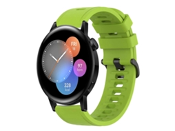 Pulseira De Silicone Macio De Cor Sólida Para Huawei Watch 3 22mm
