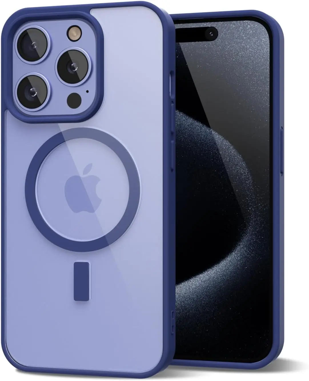 Capa Protetora Híbrida (azul Escuro Para Iphone 17), Completa Com Acessórios.