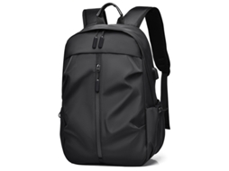 Mochila Impermeável, Leve E Resistente Para Viagens E Caminhadas, Feita De Nylon Com Porta De Carregamento Usb, Na Cor Preta