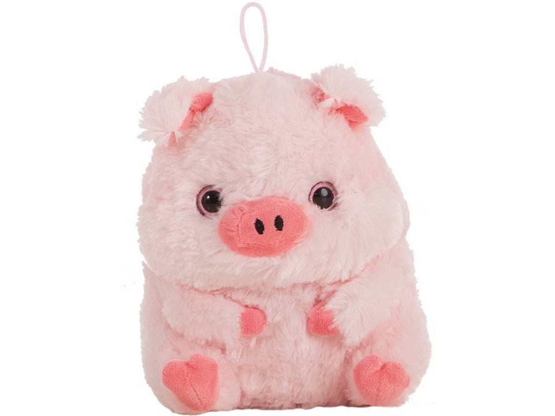 Peluche DISFRAZZES de Porquinho Bola (30 cm - Rosa)