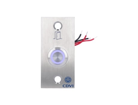 Pressione o botão No/Nc retroiluminado com placa de aço inoxidável Bpnonfe CDVI
