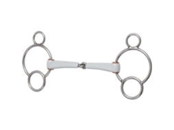 Snaffle Articulado 3 Single Prateado 135 Mmberis