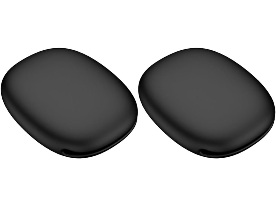 Lote Com 2 Mini Capas De Silicone Pretas Para Cabos