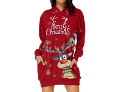 Laxiscreed Calças De Desporto Femininas Pretas, Confortáveis E Largas, Perfeitas Para Natal, Tamanho S