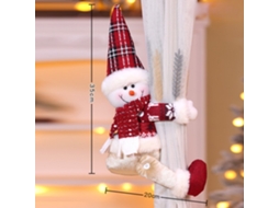 Decoração De Cortina De Natal Com Fivela De Boneco De Neve, Decoração Criativa De Cortina De Natal Com Fivela De Boneco De Desenho Animado. Aquaforge