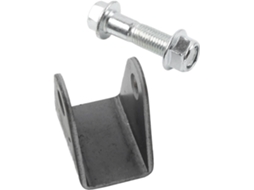 Suporte do amortecedor traseiro preto para mini motos e bicicletas de montanha.