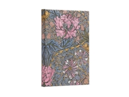 Livro Morris Pink Honeysuckle Midi Lined Hardcover Journal de Paperblanks (Inglês)