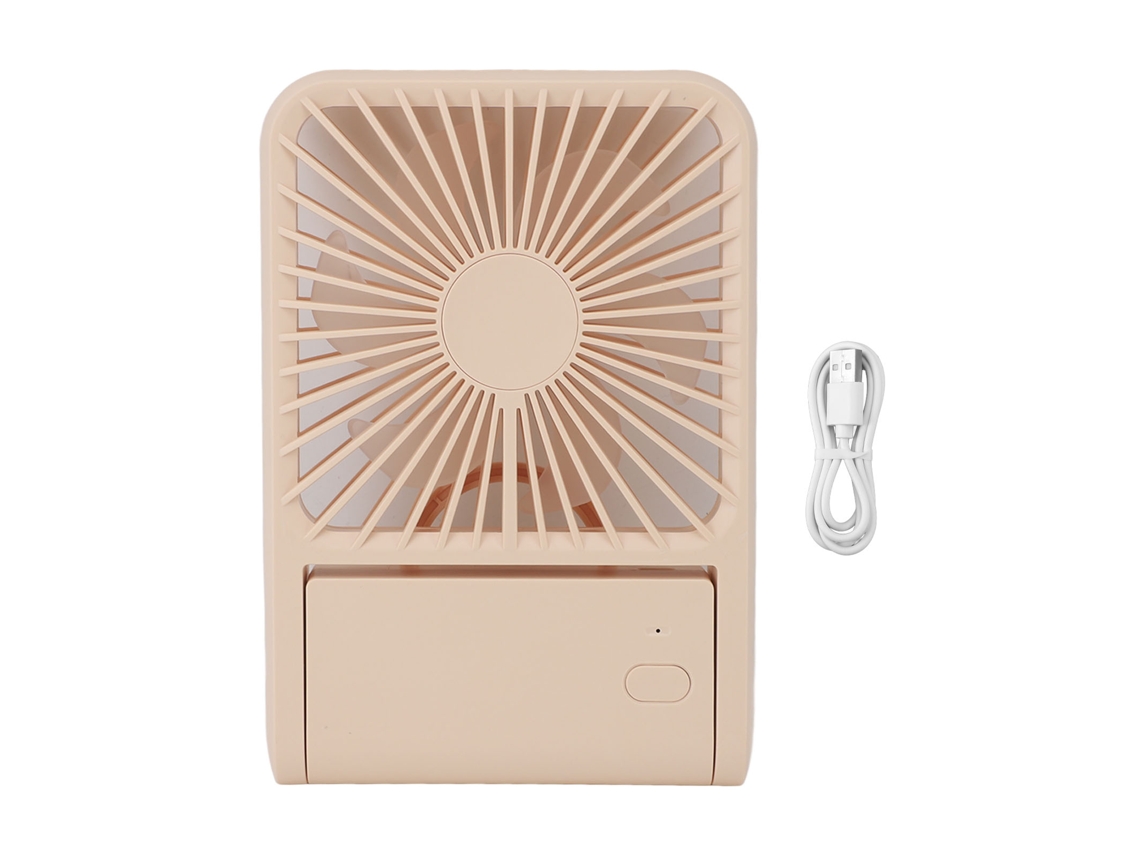 Ventilador Silencioso E Portátil Laxiscreed Sub Slim, Usb, Plegável Para Mesa, Dormitório, Escritório Ou Casa Amarelo