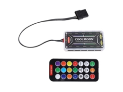 Coolmoon Rgb Controlador Remoto Dc12v 5a Controlador Inteligente De Cor Led