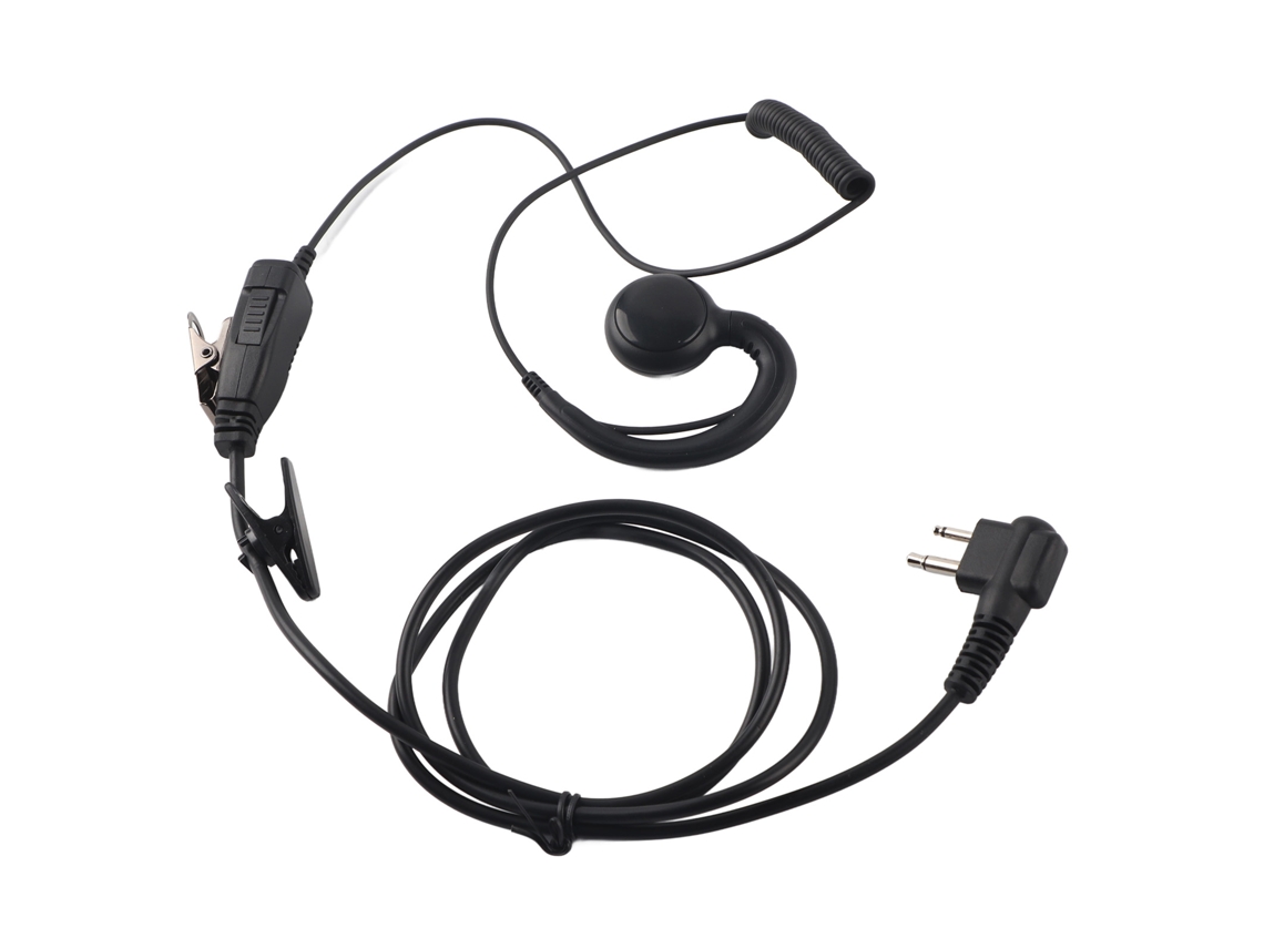 Rádio Comunicador Aeh3000 M1a Com Microfone De Fone Ouvido Preto, Compatível Motorola.-aquaforge